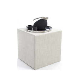 Ottoman Cube Basketweave Khaki