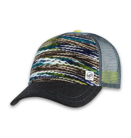 Hat Trucker Cap Scout Knit Front Teal