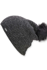 Hat Beanie Lauren Charcoal Gray