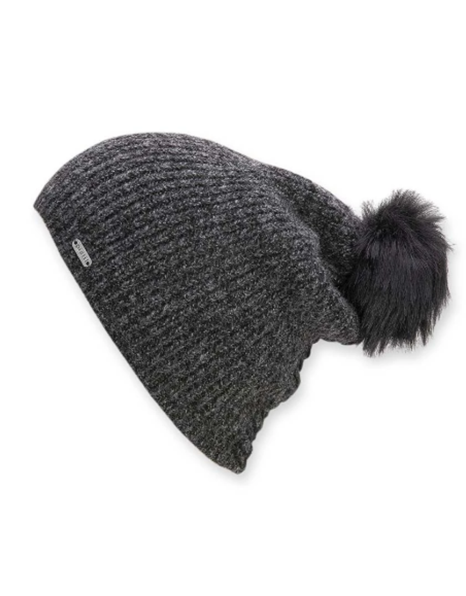 Hat Beanie Lauren Charcoal Gray