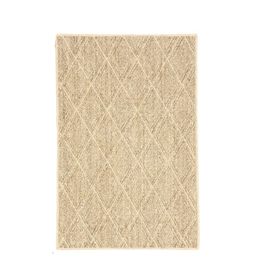 Rug 5x8 Sisal Diamond Weave