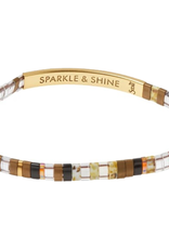 Bracelet Good Karma Sparkle and Shine: Topaz and Gold