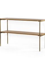 Carlisle Two Shelf Console Natural Oak