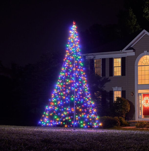 Fairybell | 13ft | 640 LED lights | Including pole | Multicolor