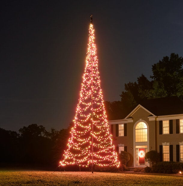 Fairybell | 25ft | 1,500 LED | Warm White/Red