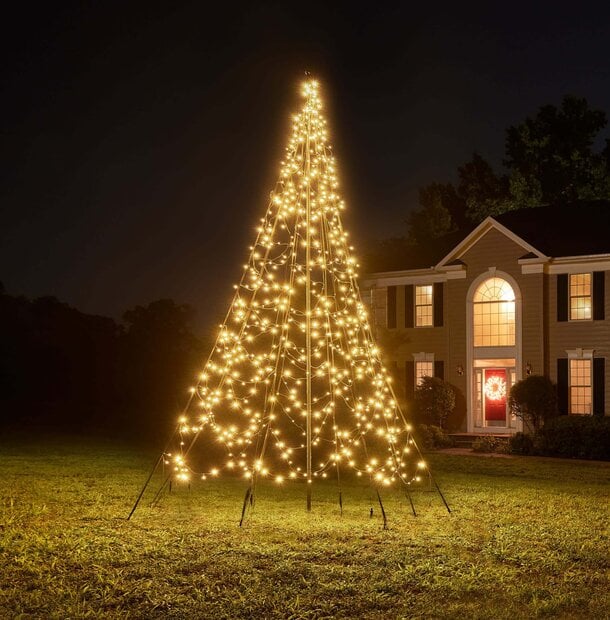 Fairybell | 13ft | 640 LED lights | Including pole | Warm white