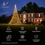 Fairybell | 20ft | 1,200 LED | Warm white