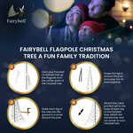 Fairybell | 20ft | 2,000 LED lights | Warm White/Red
