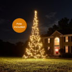 Fairybell | 13ft | 480 LED lights | Including pole | Warm white