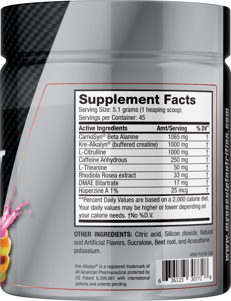 PreWorkout Fruit Punch