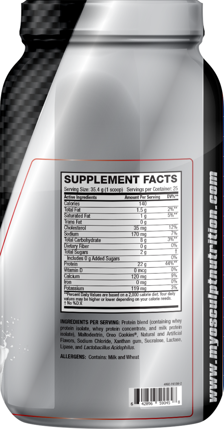 MuscleSculpt Cookies & Cream