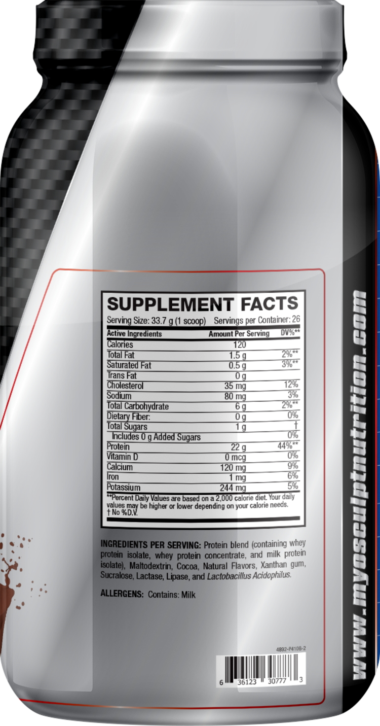 MyoSculpt MuscleSculpt Chocolate