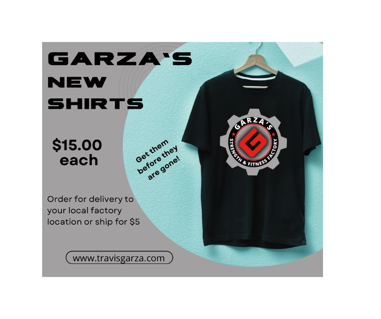 Small Garza's Strength and Fitness T-Shirt