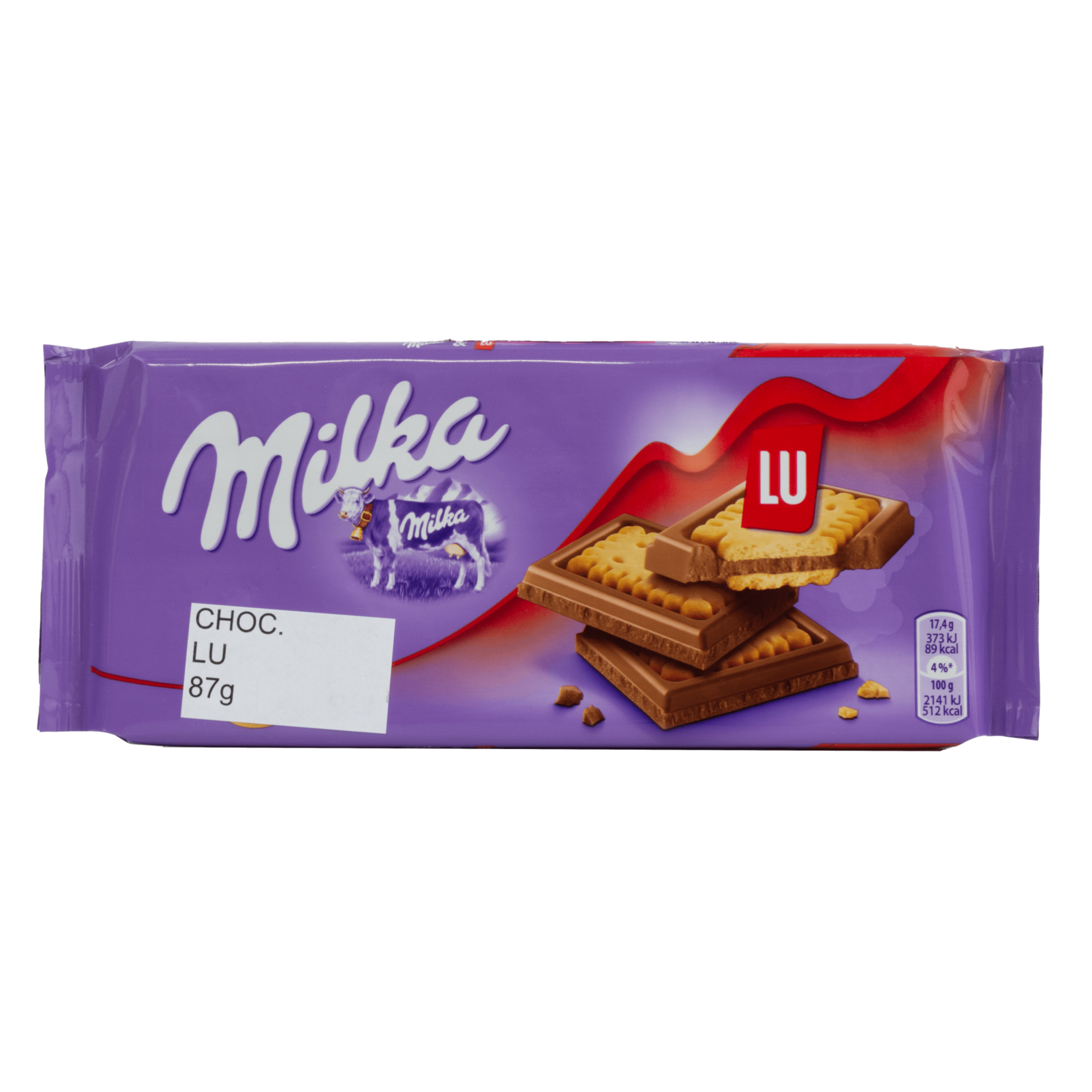 Milka Milka Lu Cookie Chocolate Bar 87g