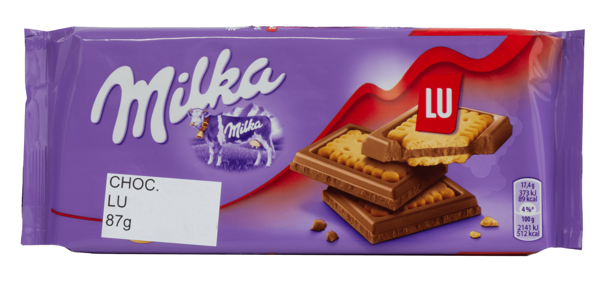 Milka Lu Cookie Chocolate Bar 87g - The Dutch Shop