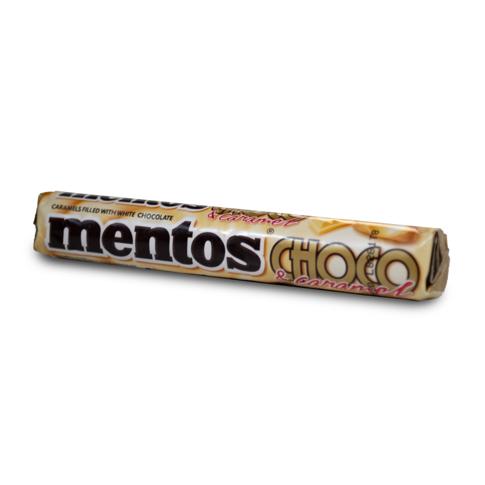 Mentos Mentos White Choco and Caramel Roll 38g