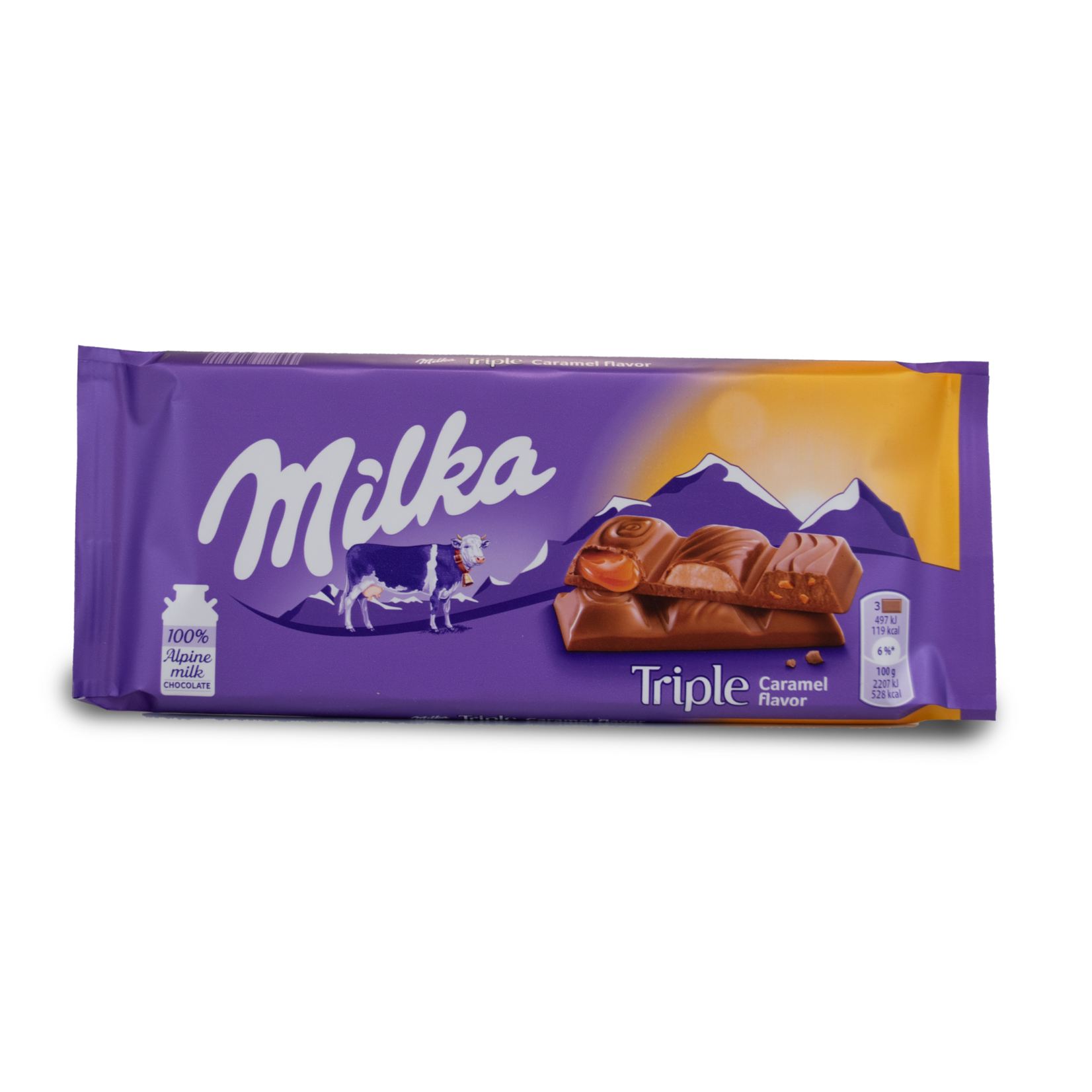 Milka Milka Triple Caramel Chocolate Bar 87g