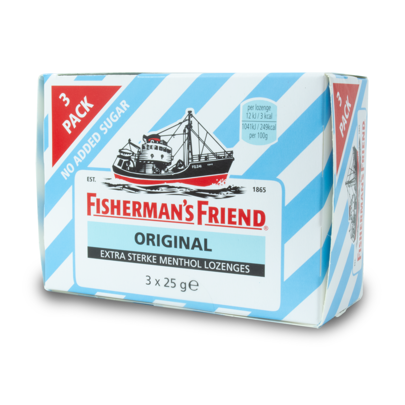 Fisherman's Friend Fisherman's Friend Original Sugar Free 3pk 3x25g