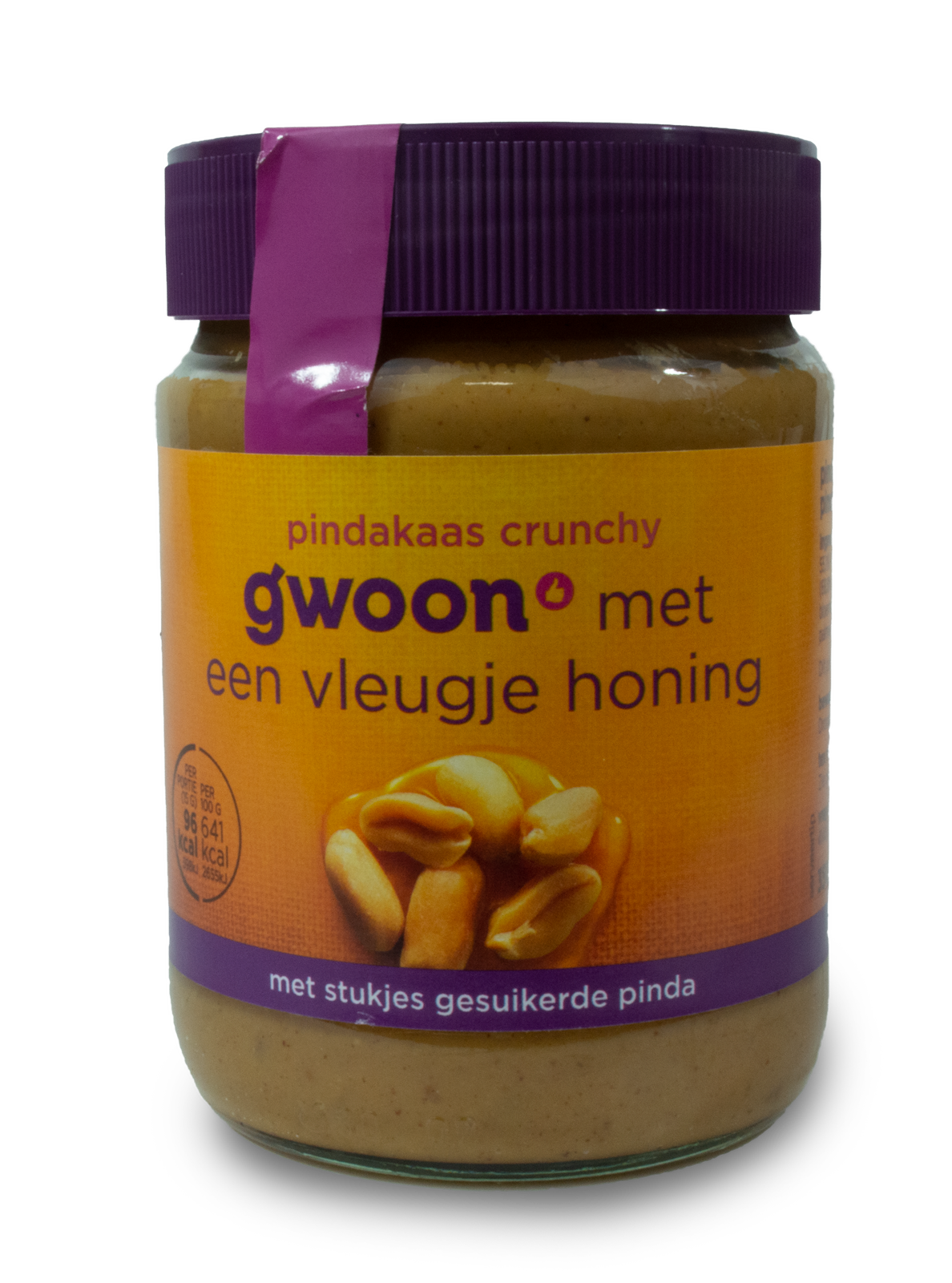 Gwoon Peanut Butter Crunchy With Honey 350g The Dutch Shop European Deli Grocery Lifestyle More