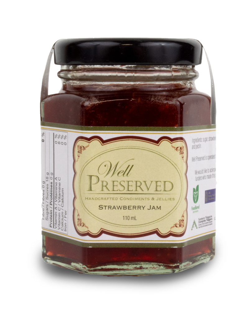 Community Living Well Preserved Jam Strawberry 110ml The Dutch Shop