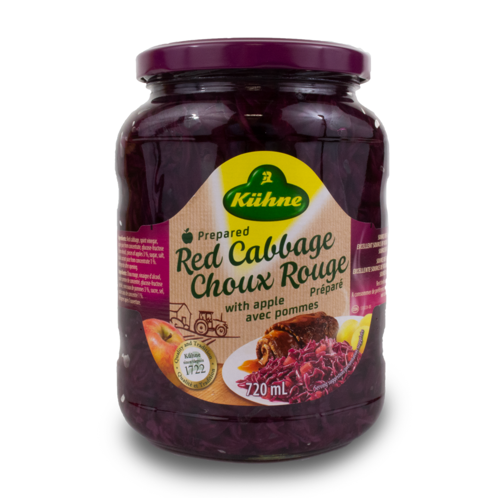 Kuhne Kuhne Red Cabbage with Apple 720ml