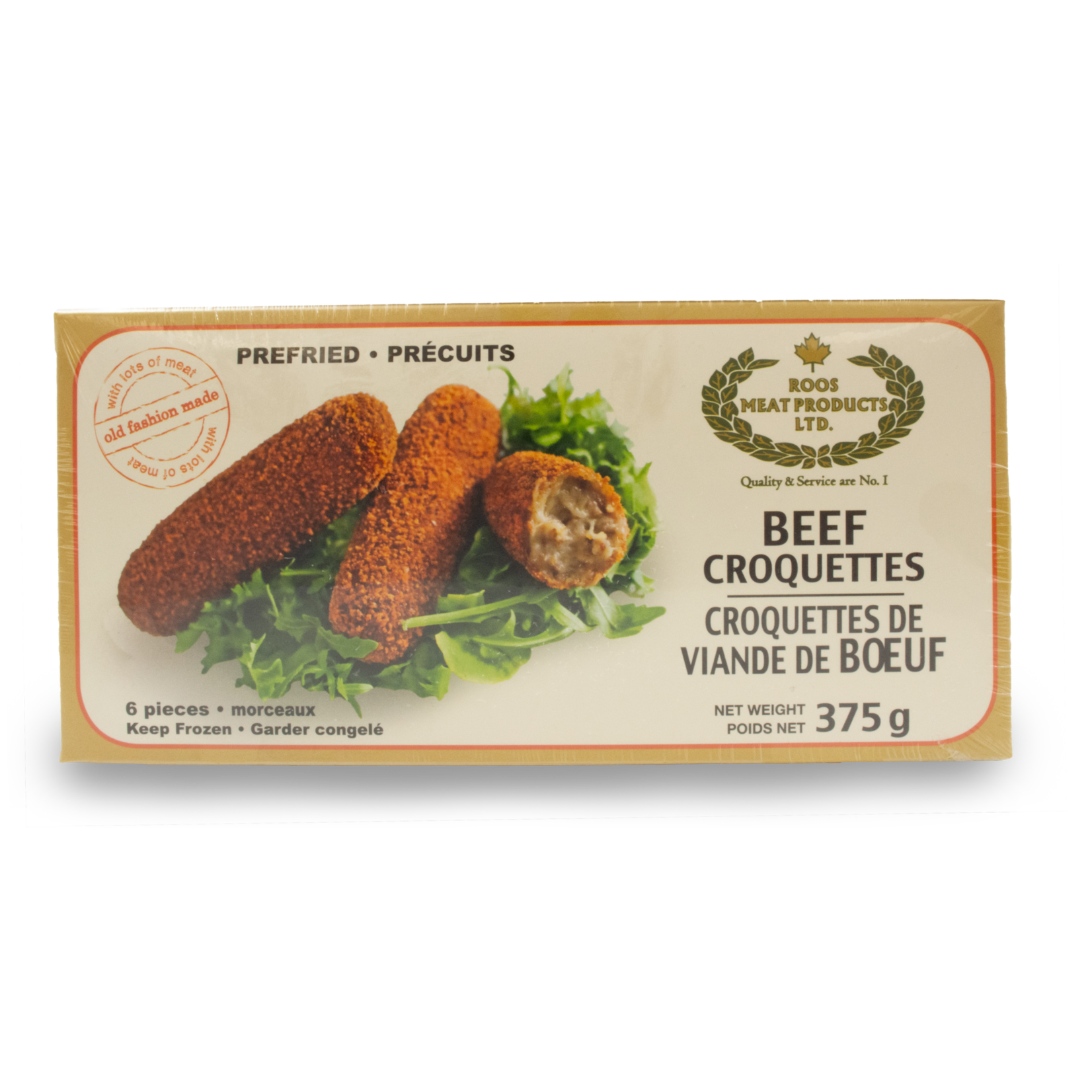 Roos Roos 6 Pre-Fried Beef Croquettes