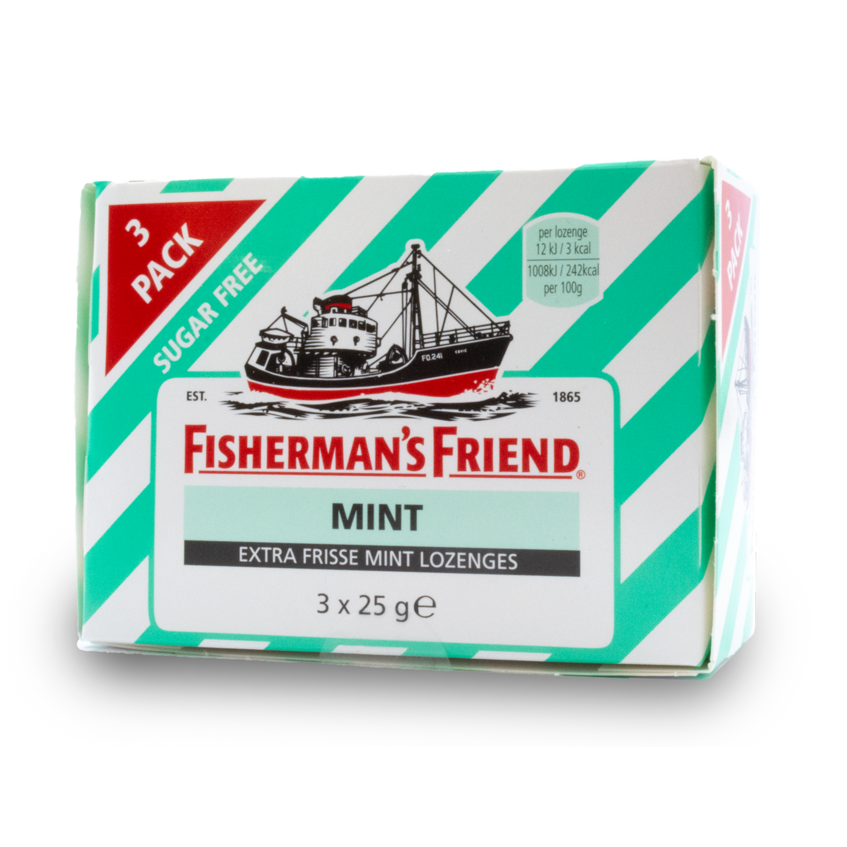 Fisherman's Friend Fisherman's Friend Mint Sugar Free 3pk 3X25g