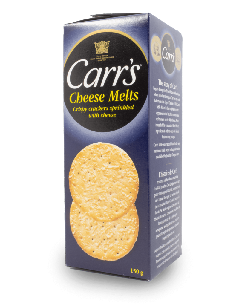 Carrs Carrs Cheese Melts Crackers 150g