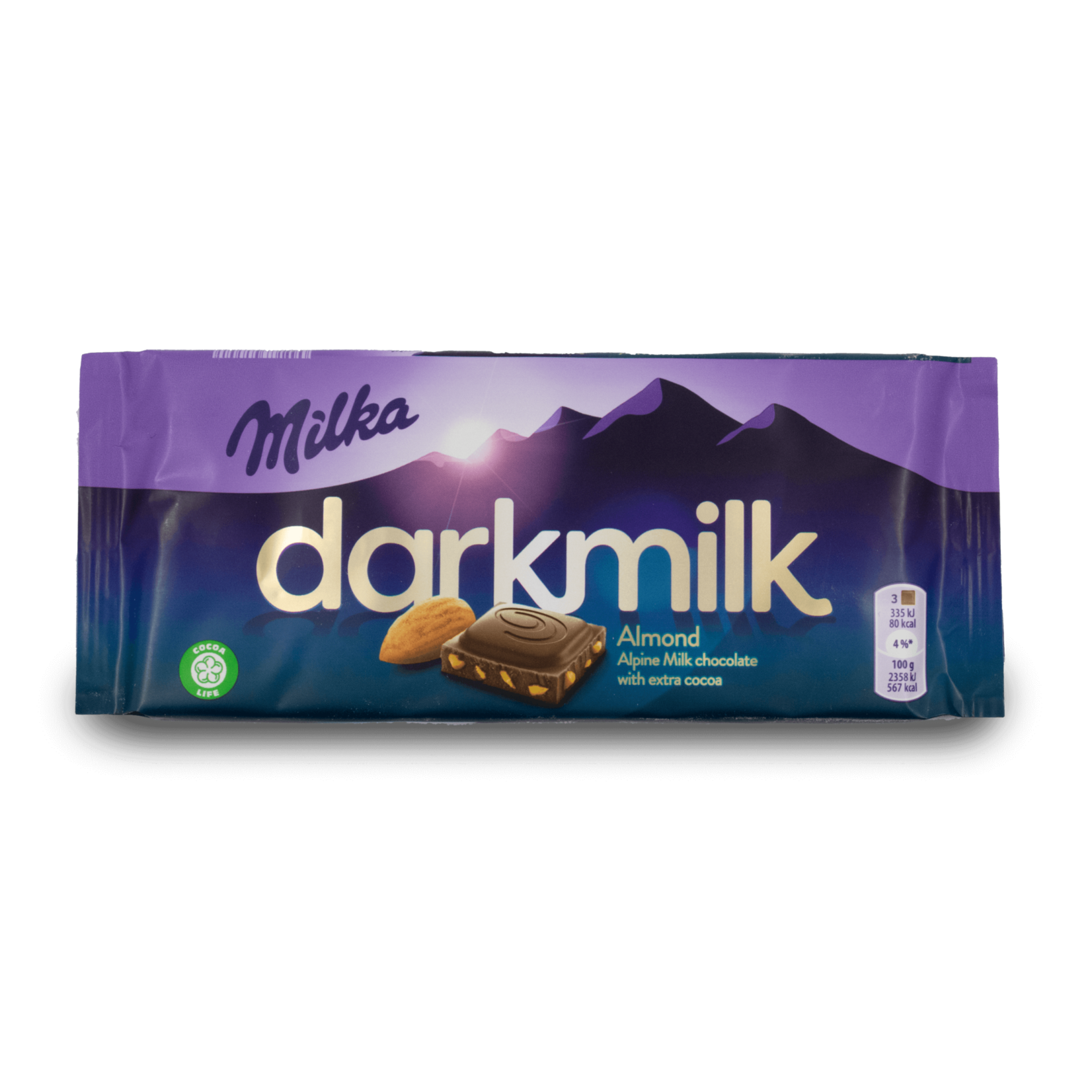 Milka Milka Delicate Dark - Almond 85g