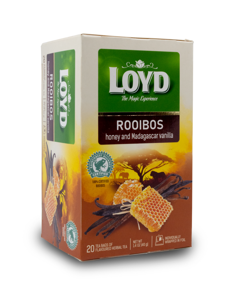 Loyd Rooibos Honey Vanilla 20x2g - The Dutch Shop | European Deli ...