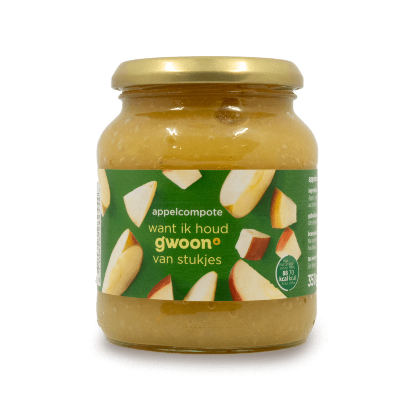 Gwoon Gwoon Apple Compote with Pieces 350g