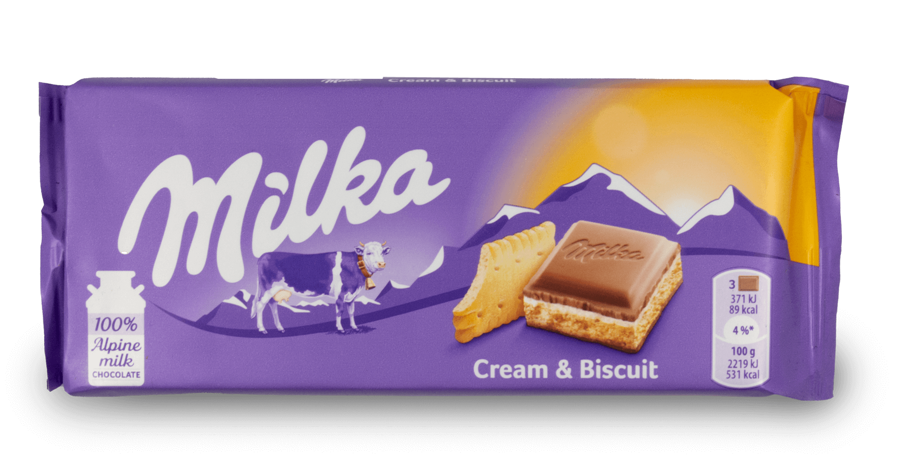Milka Cream & Biscuit 100g The Dutch Shop