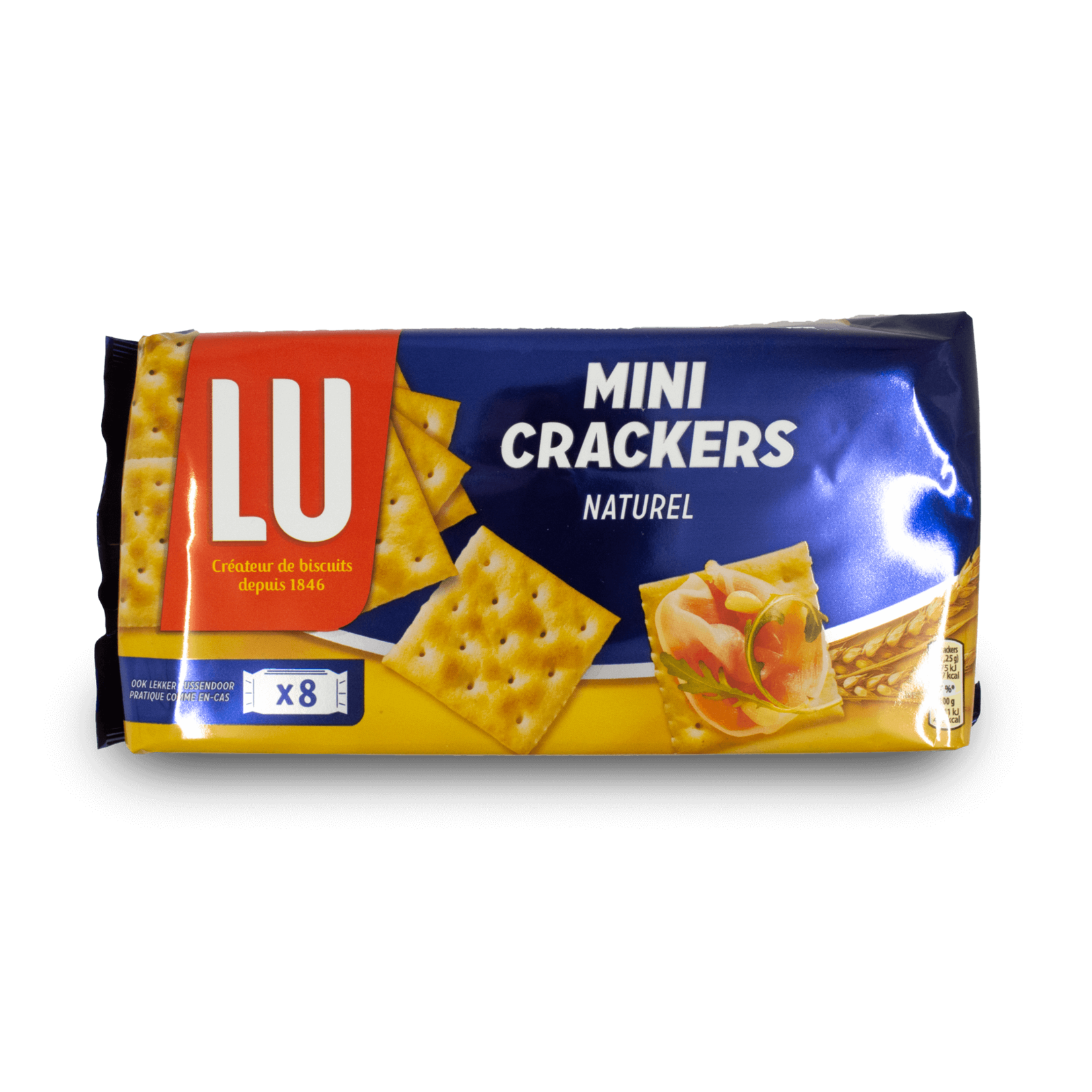 Lu Mini Crackers Natural 250g - The Dutch Shop