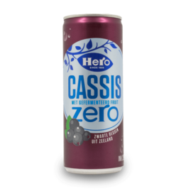 Hero Cassis Zero Blackcurrant Drink 250ml