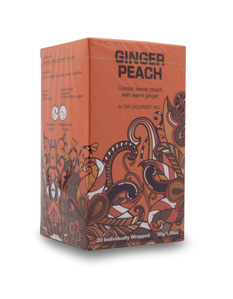 Earthteaze Ginger Peach Tea 20pk - The Dutch Shop | European Deli ...