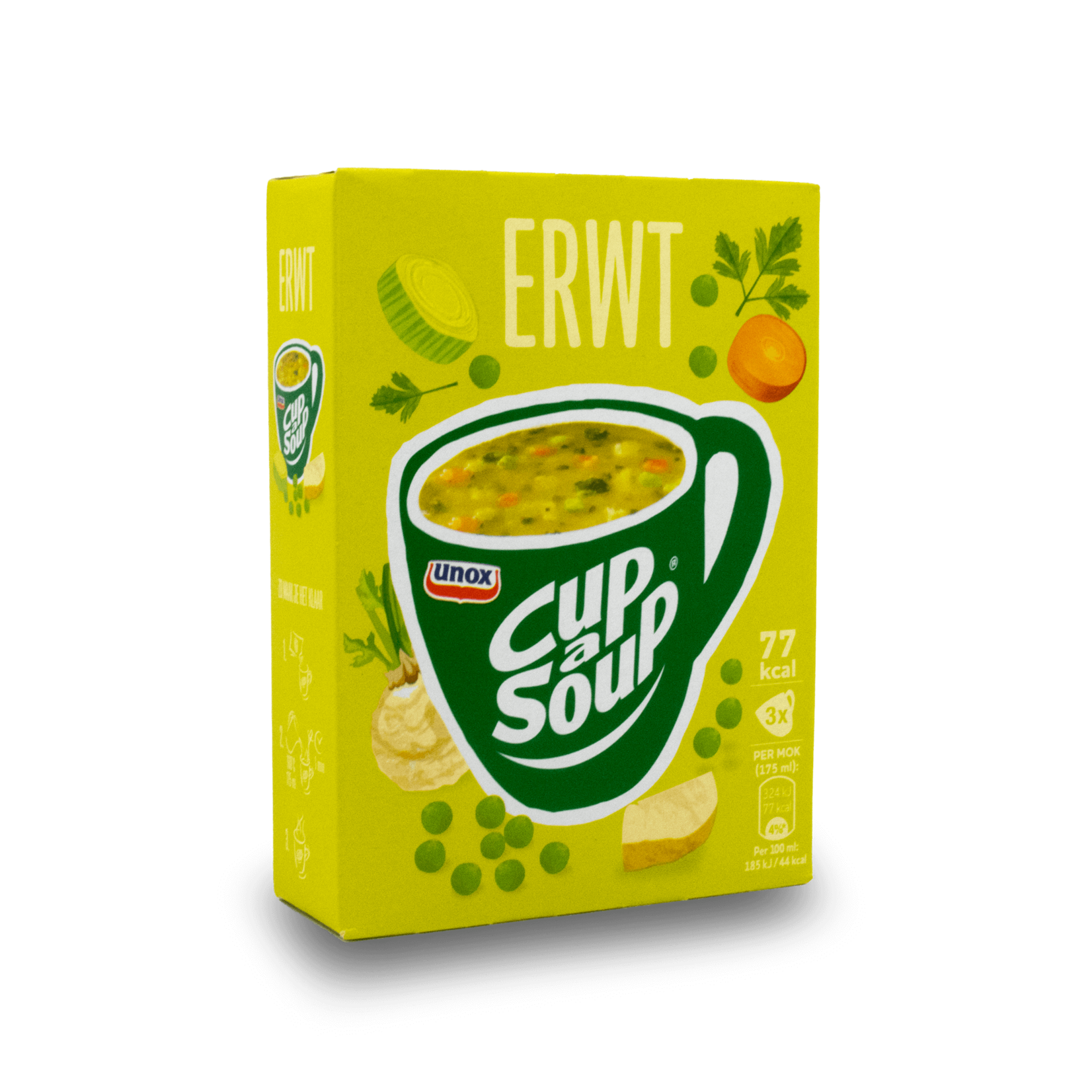 Unox Unox Cup a Soup - Pea 3x21g