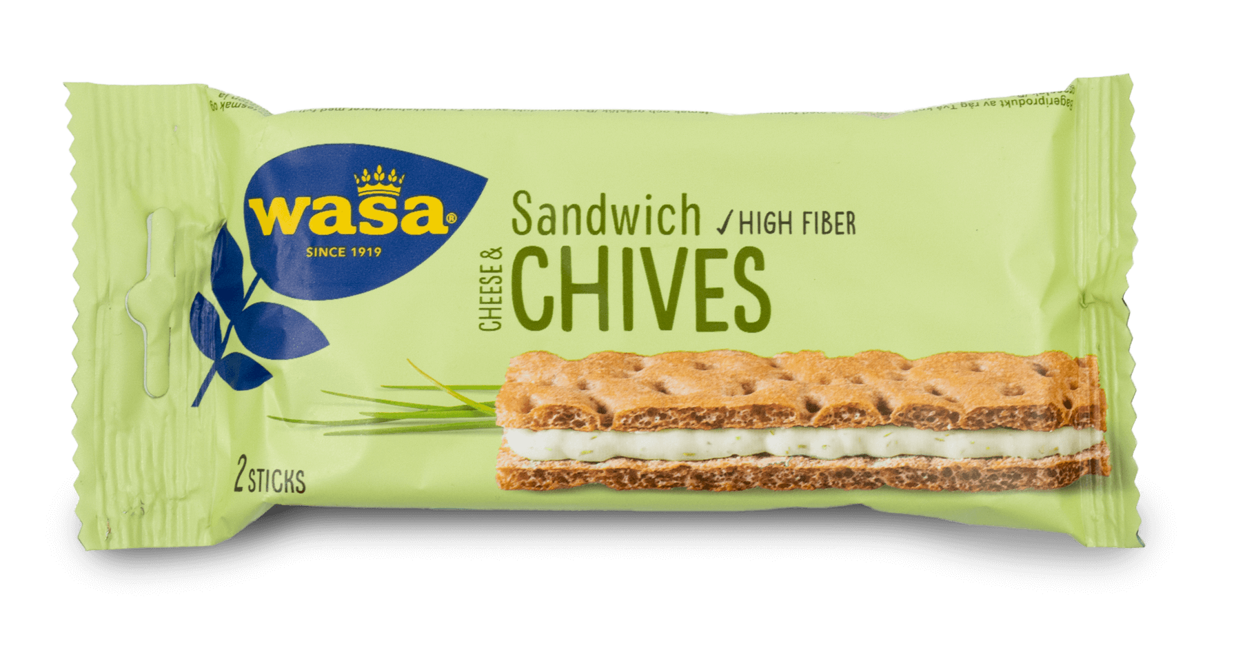 Wasa - Sandwich Cheese & Chives - 24 pcs