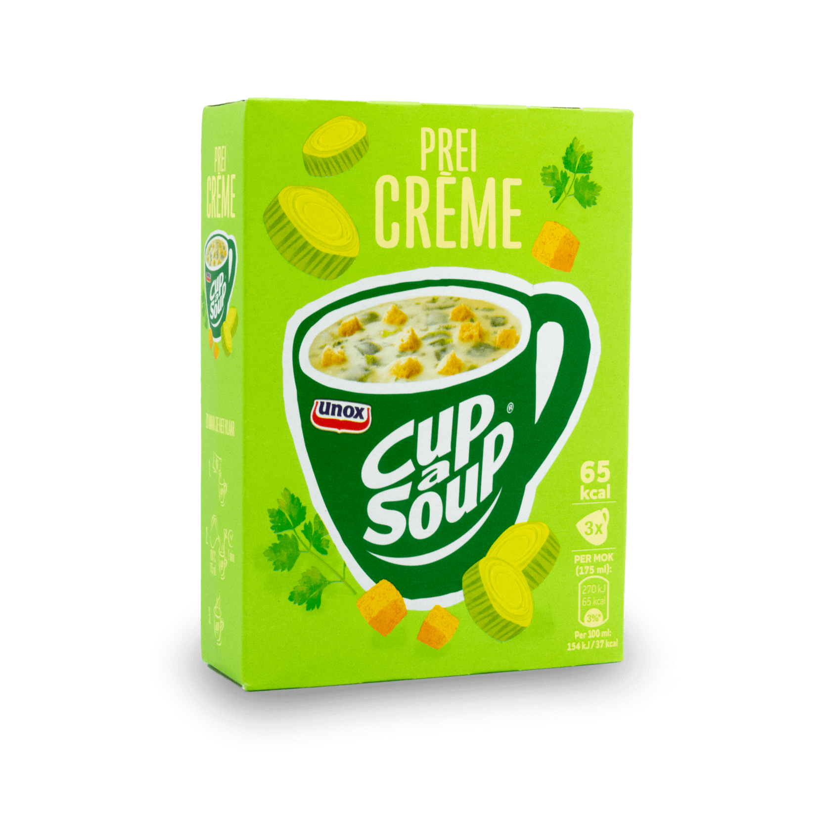 Unox Unox Cup a Soup - Cream of Leek 3X14g