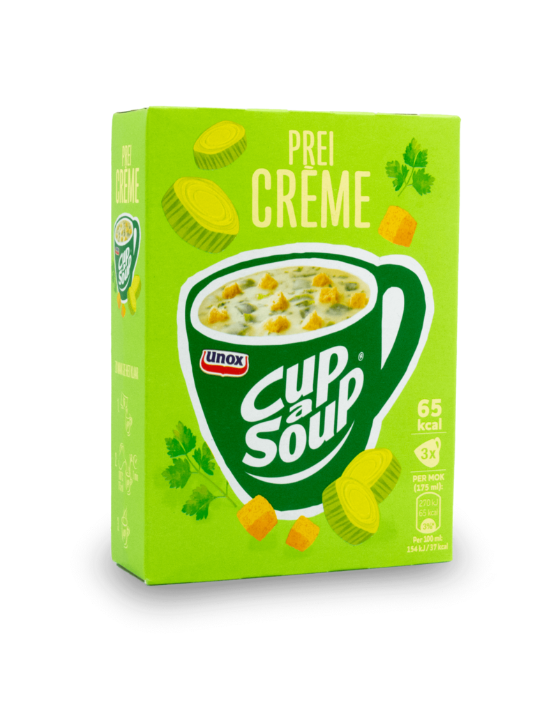 Unox Unox Cup a Soup - Cream of Leek 3X14g