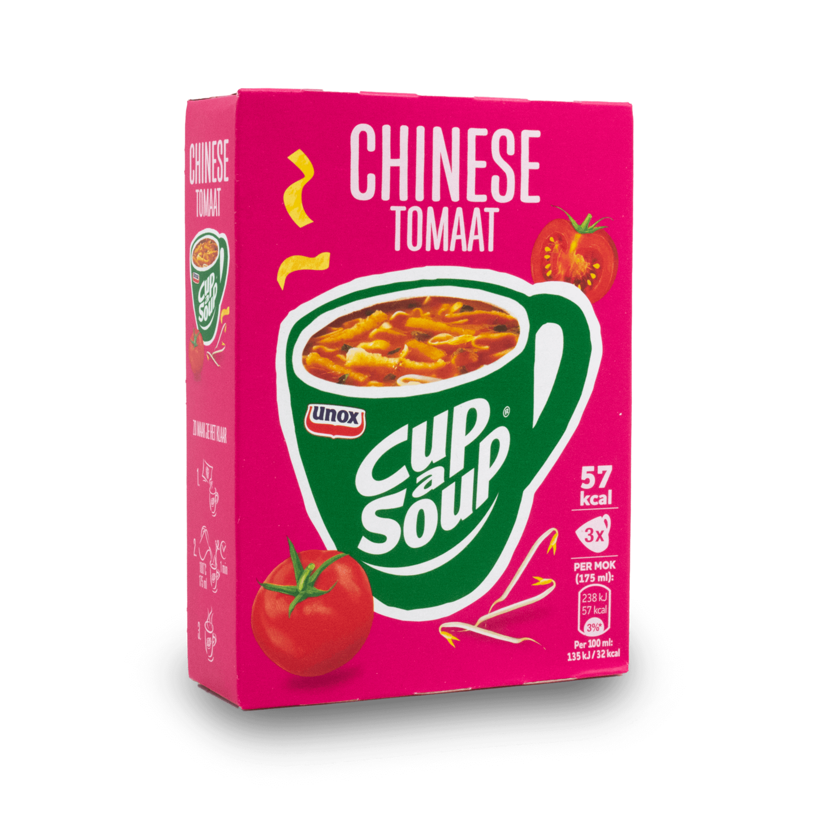 Unox Unox Cup a Soup - Chinese Tomato 3X18g