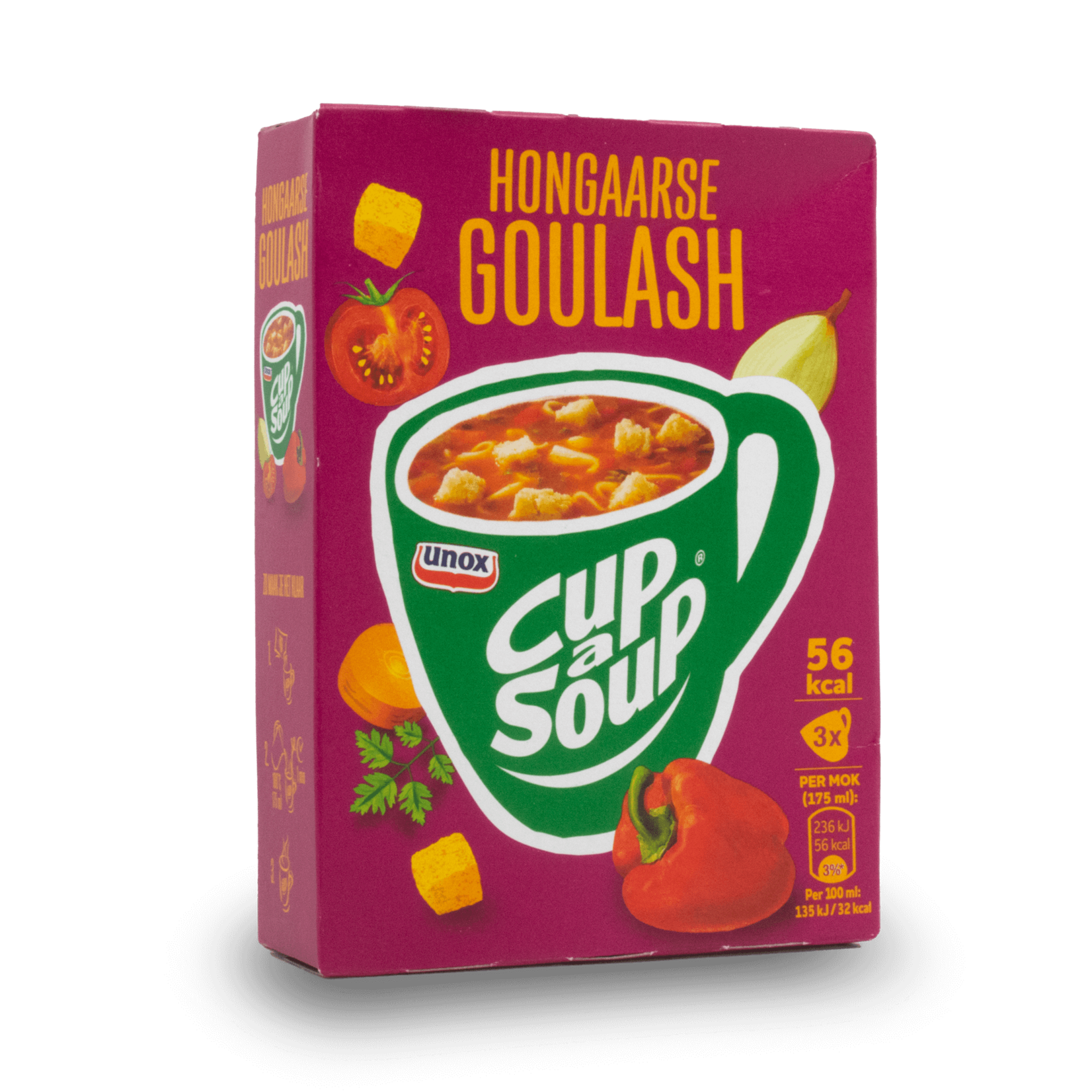 Unox Unox Cup a Soup - Hungarian Goulash 3x16g