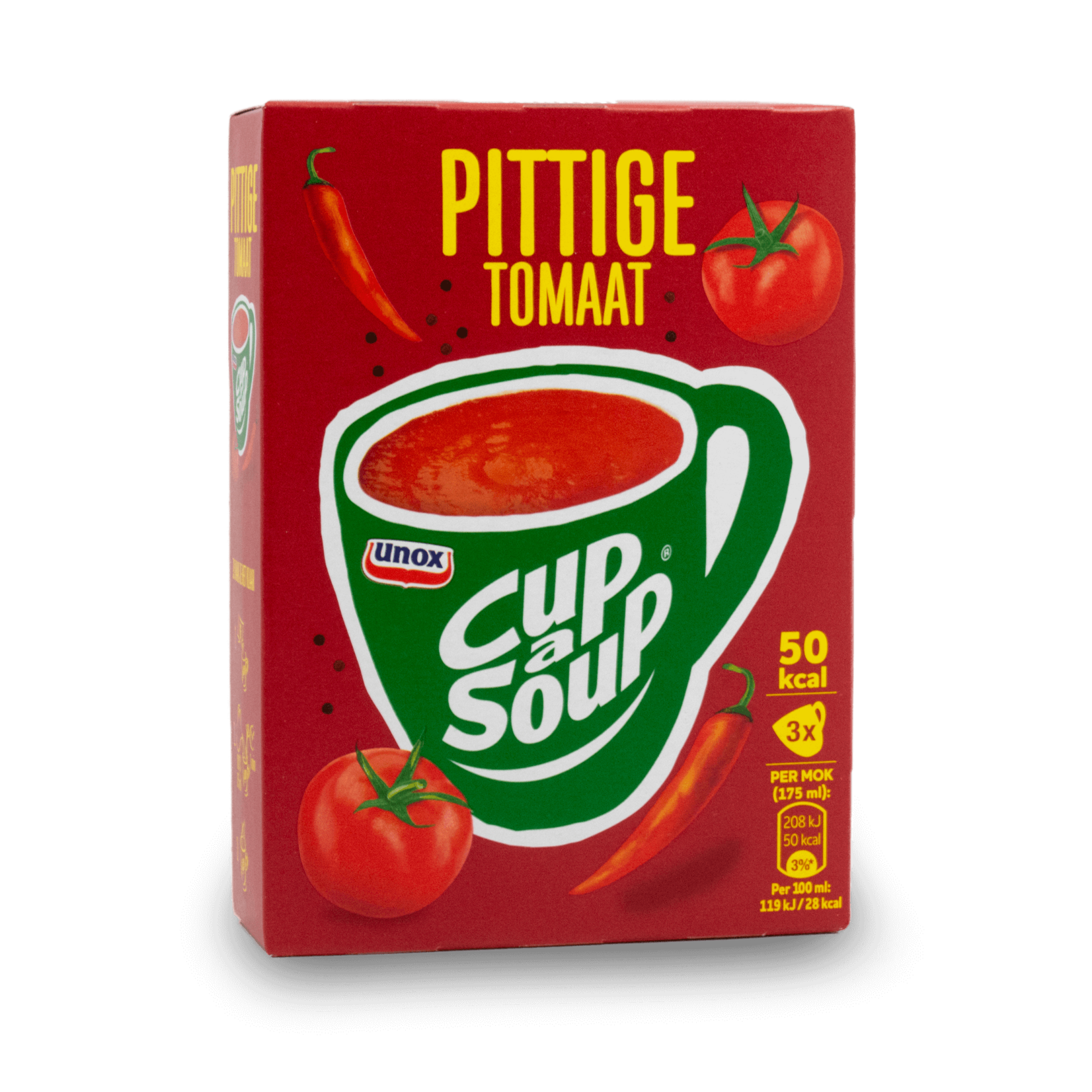 Unox Unox Cup a Soup - Spicy Tomato 3x16g