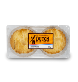 Dutch Tradition Almond Rounds 300g