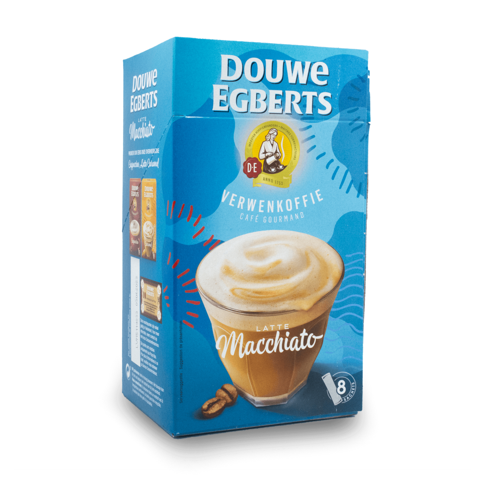 Douwe Egberts Douwe Egberts Instant Latte - Macchiato 8pcs