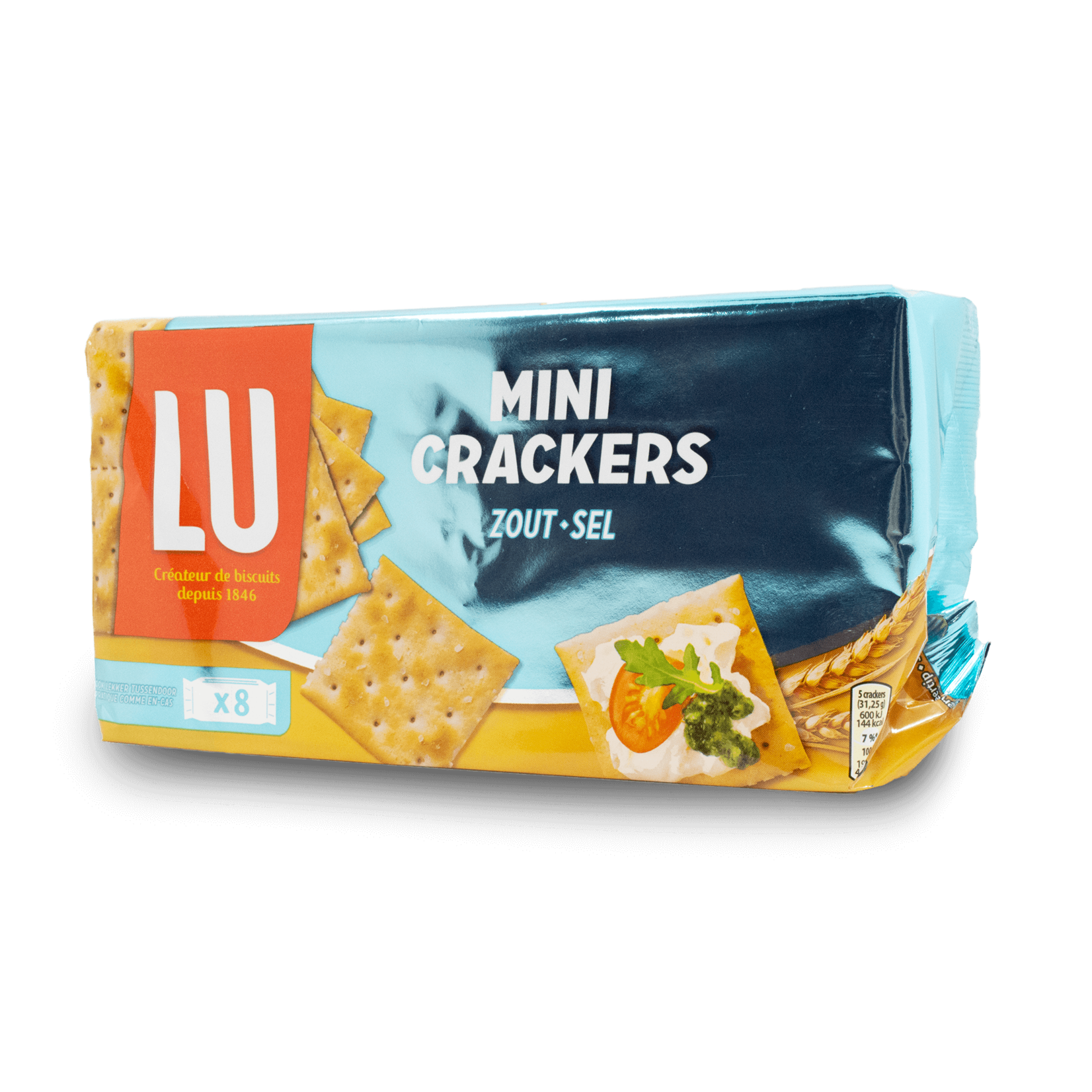 Lu Lu Mini Crackers Salt 250g
