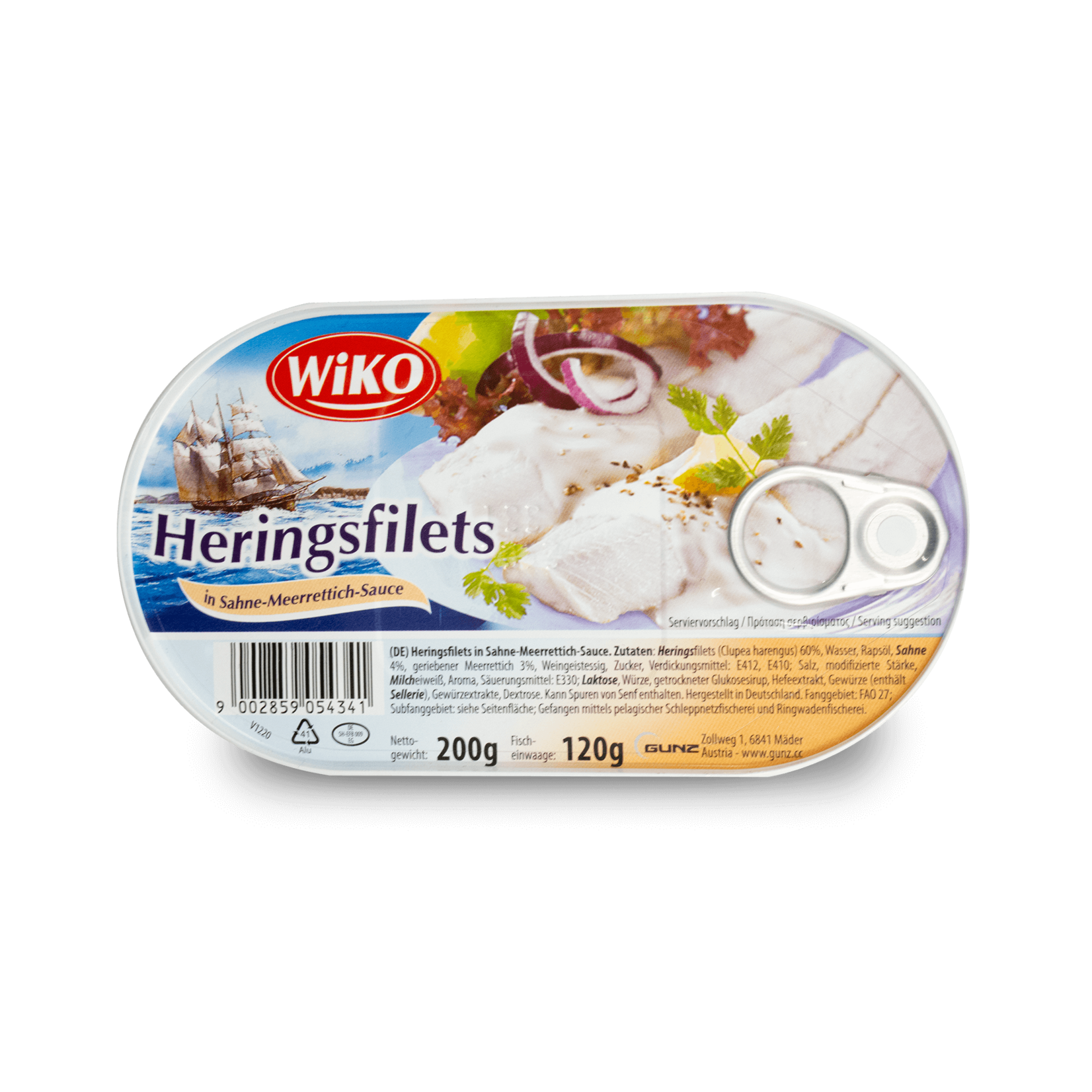 Wiko Wiko Herring Fillets - Horseradish 200g