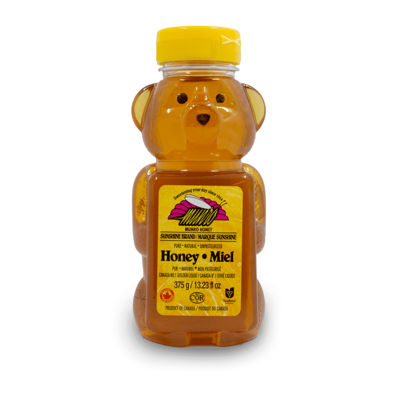 Munro Munro Honey Squeeze Bear 375g
