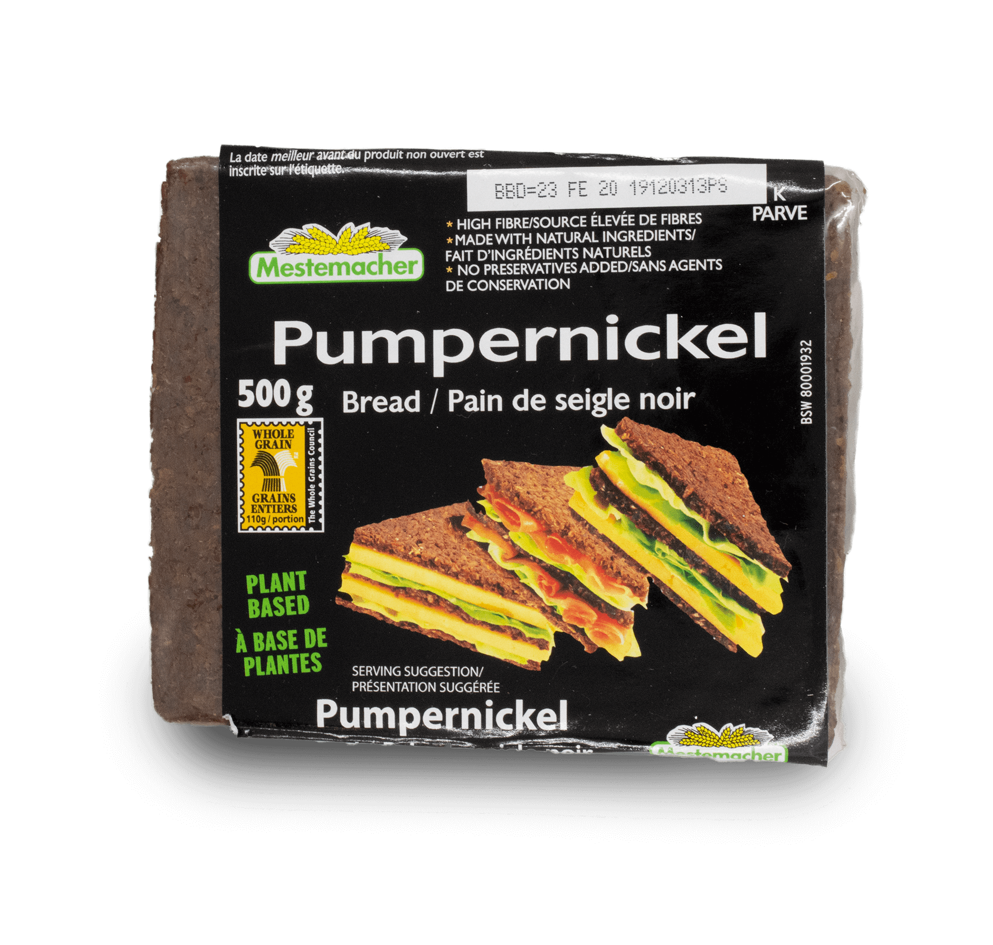 Mestemacher Pumpernickel 500g The Dutch Shop