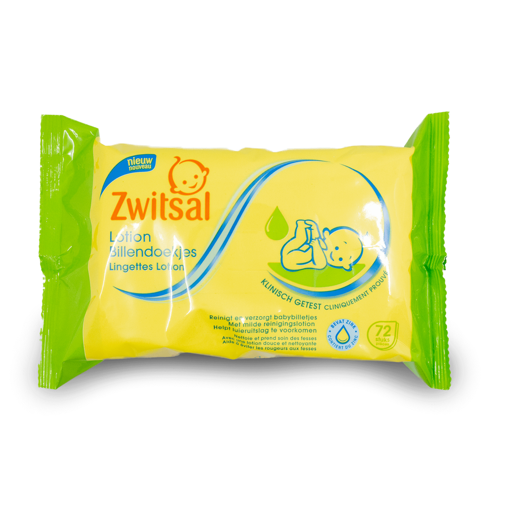 Zwitsal Zwitsal 65 Baby Wipes with Lotion