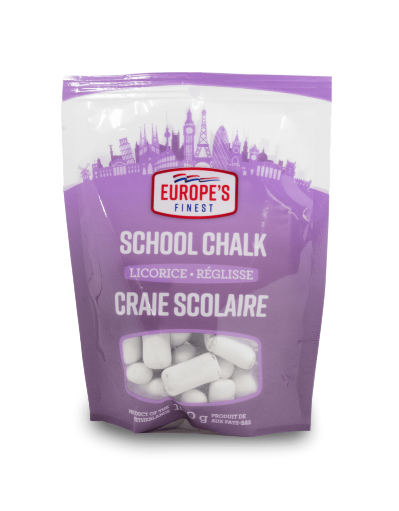 Europe's Finest School Chalk Licorice 100g The Dutch Shop European